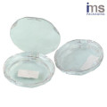 Round Plastic Powder Compact Case